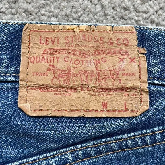 Levi's Vintage 1970s single stitch Levis 505s - Picture 6 of 8